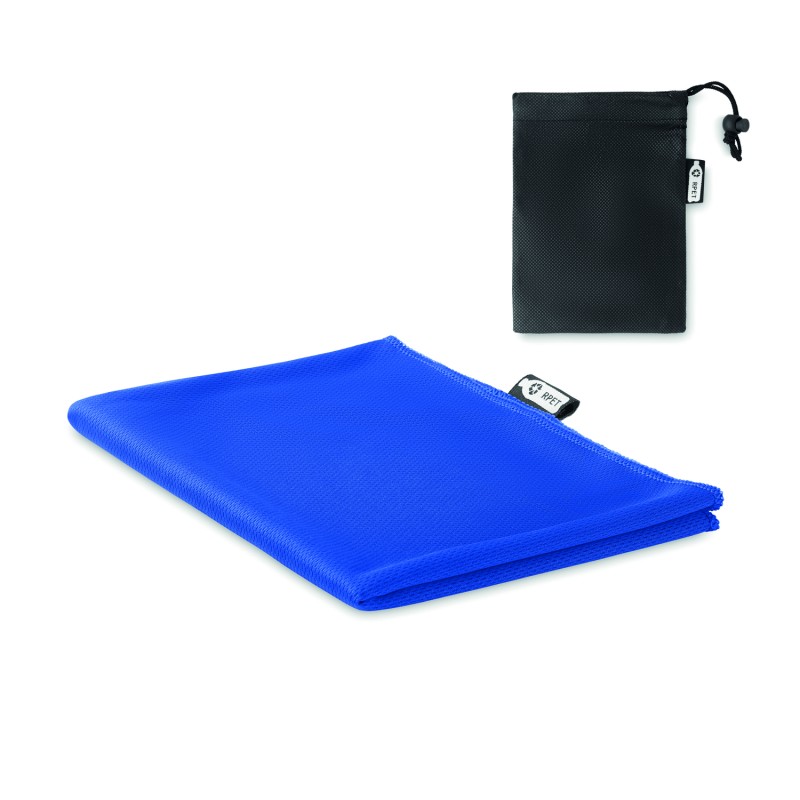 Toalla deportiva RPET con bolsa Tuko RPET
