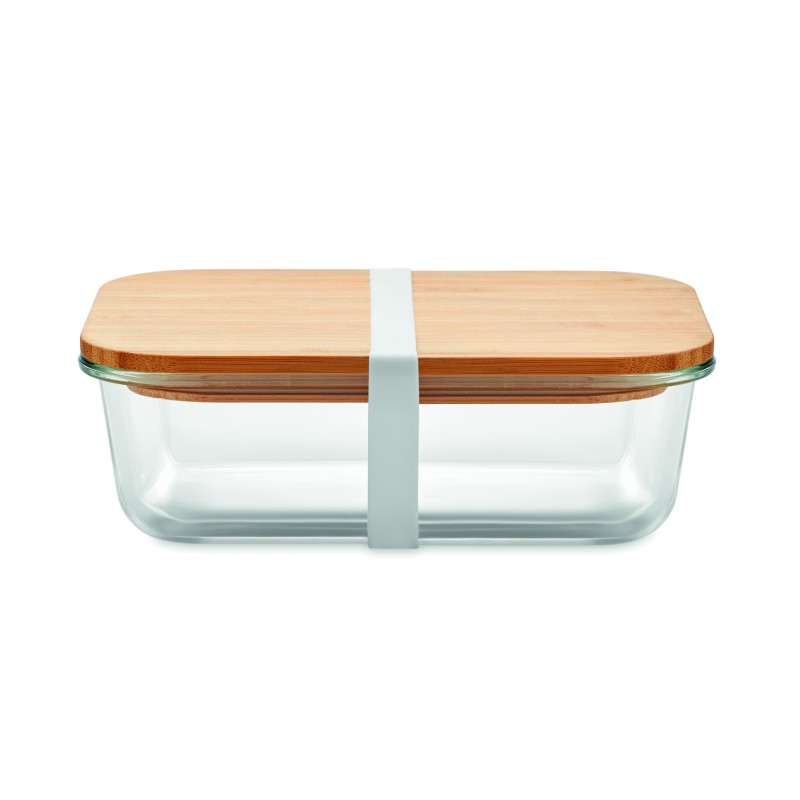 Fiambrera de vidrio con tapa de bambú Tundra Lunchbox 800 ml