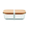 Fiambrera de vidrio con tapa de bambú Tundra Lunchbox 800 ml