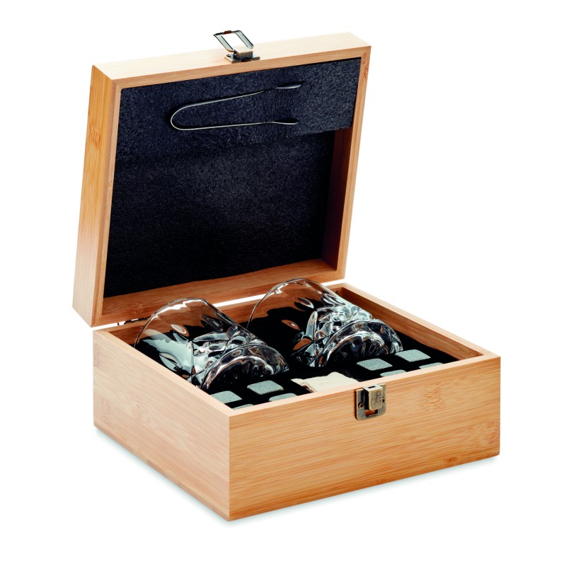 Set de whisky en caja de bambú Inverness