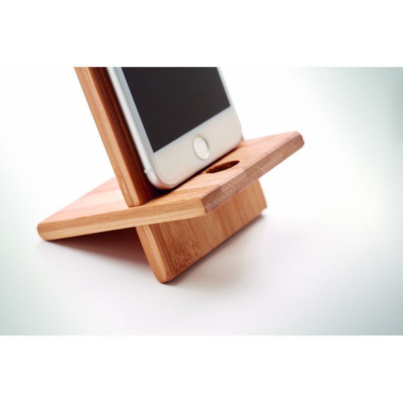 Soporte para teléfono de bambú Whippy