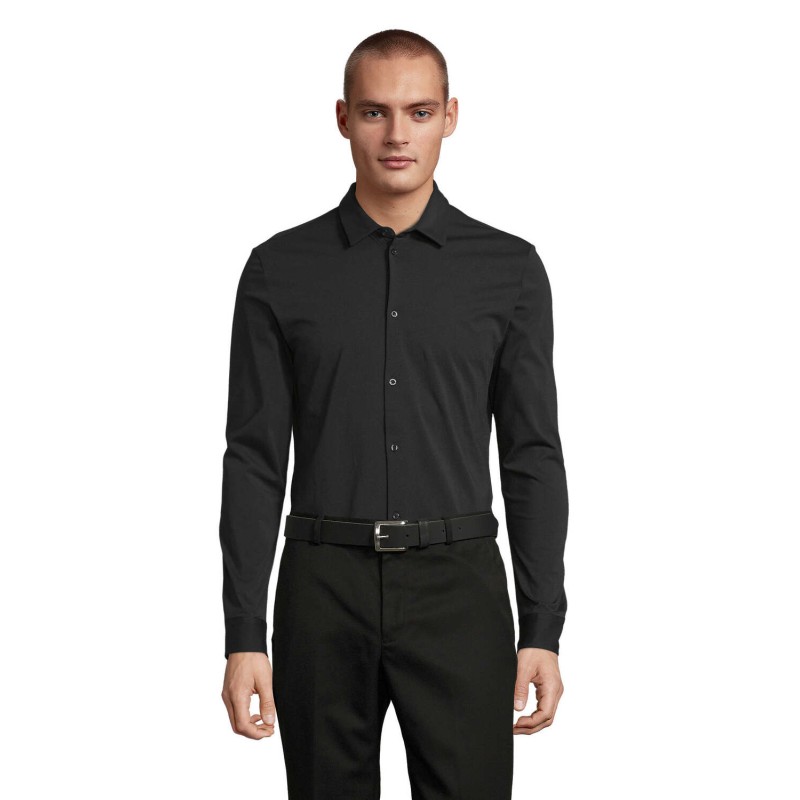 Camisa de algodón mercerizado de hombre Balthazar