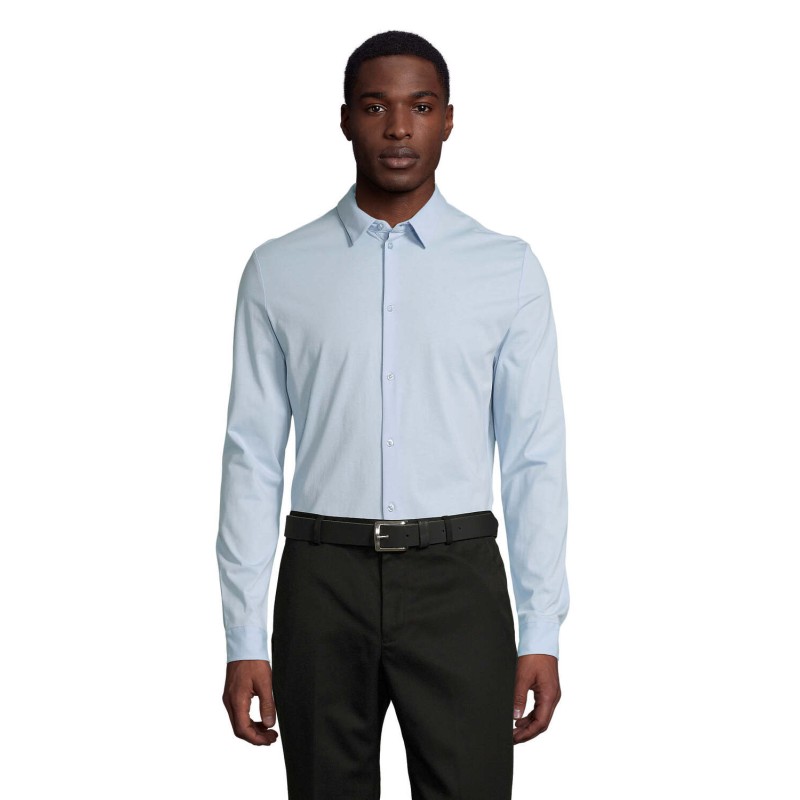 Camisa de algodón mercerizado de hombre Balthazar