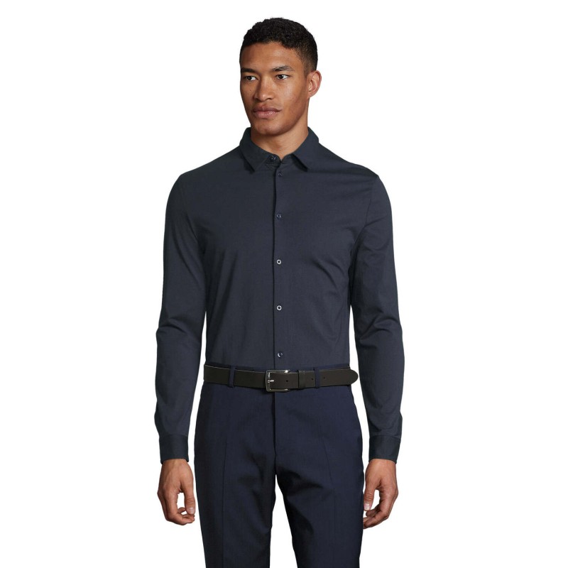 Camisa de algodón mercerizado de hombre Balthazar
