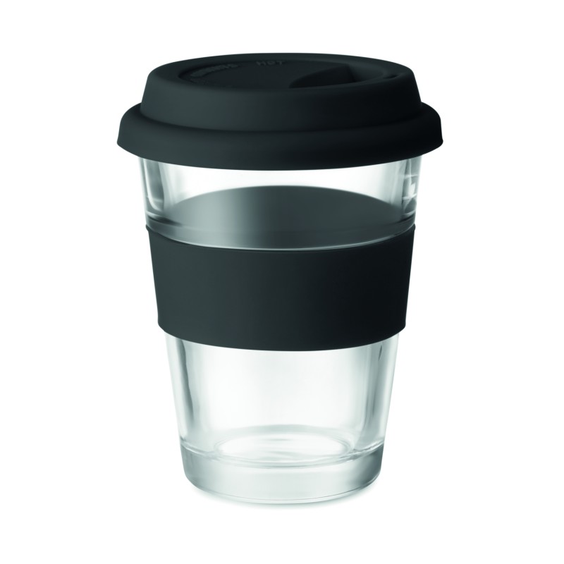 Vaso de cristal con tapa Astoglass 350 ml