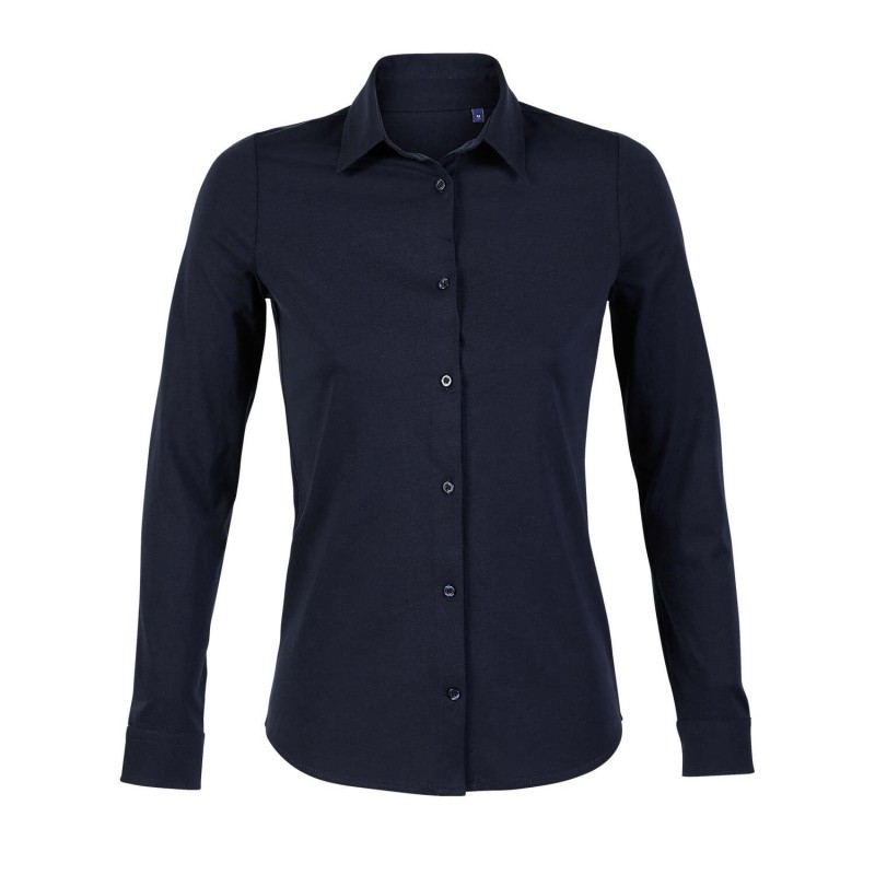 Camisa de algodón mercerizado de mujer Balthazar