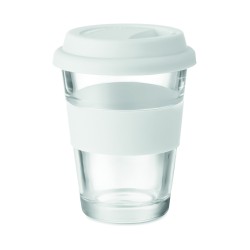 Vaso de cristal con tapa Astoglass 350 ml