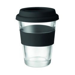 Vaso de cristal con tapa Astoglass 350 ml