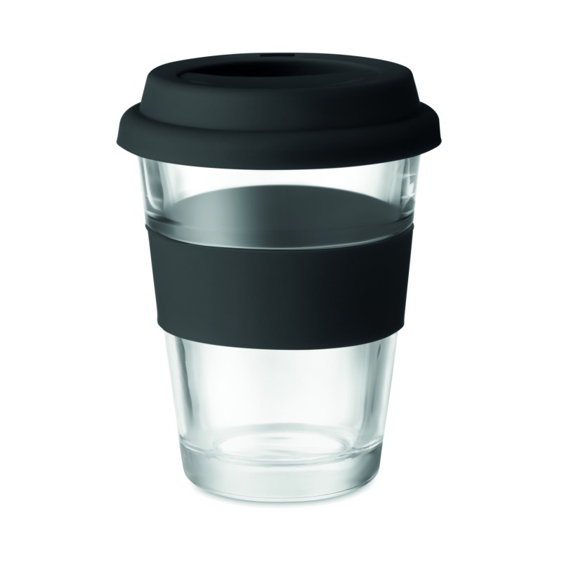 Vaso de cristal con tapa Astoglass 350 ml