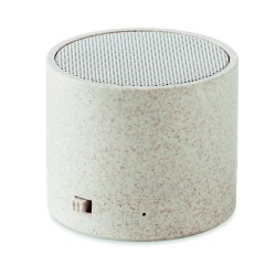 Altavoz inal&aacute;mbrico de paja...