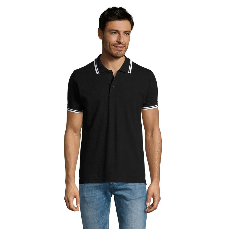 Polo de algodón de hombre Pasadena