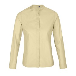 Camisa de cuello mao de...