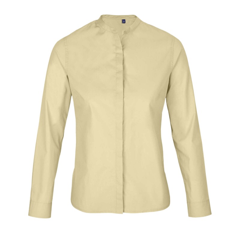 Camisa de cuello mao de mujer Bart