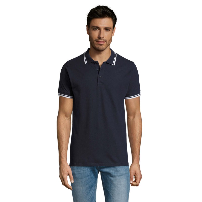 Polo de algodón de hombre Pasadena