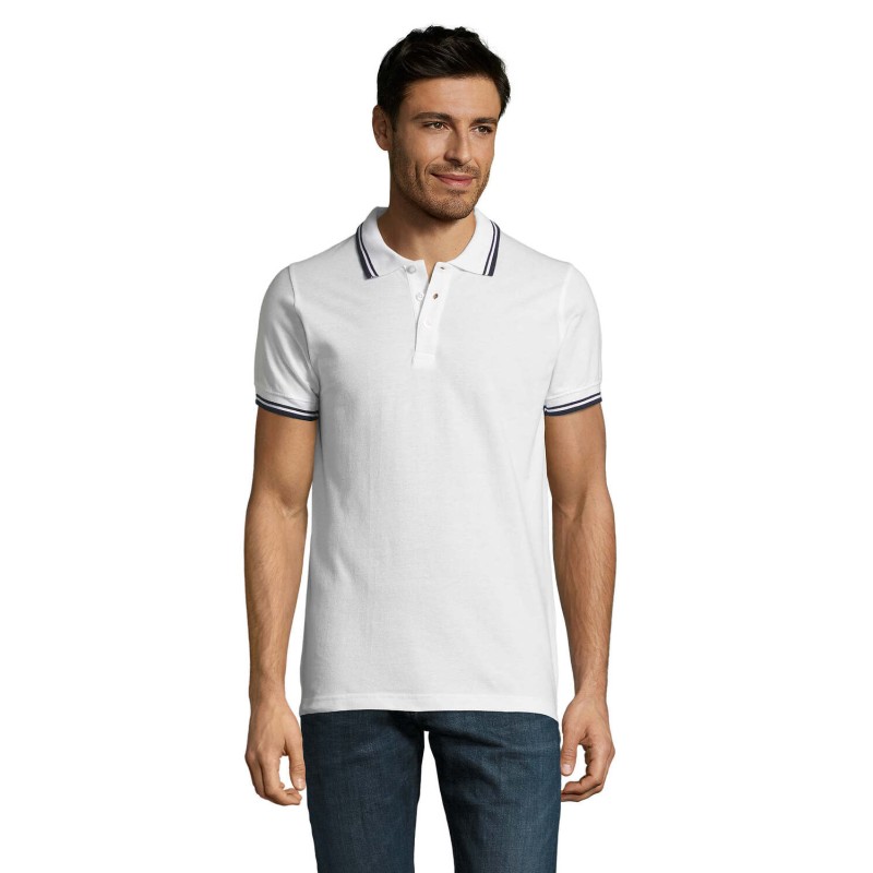 Polo de algodón de hombre Pasadena