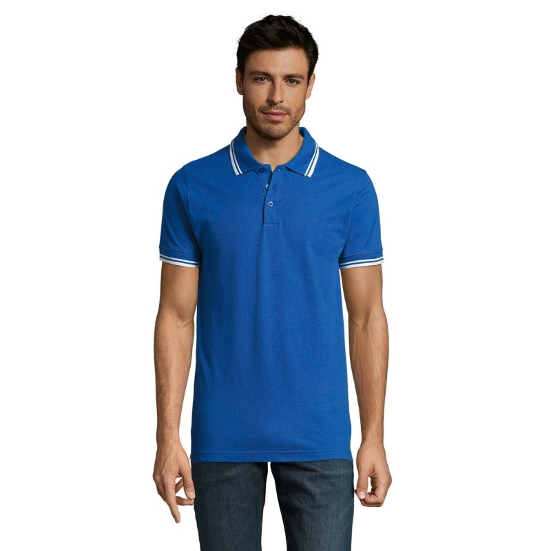 Polo de algodón de hombre Pasadena