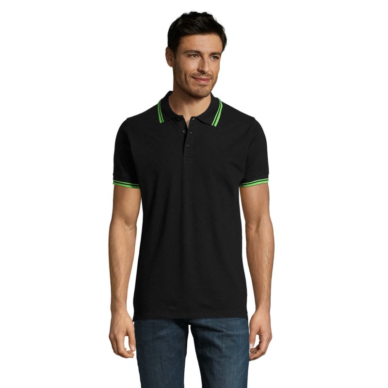 Polo de algodón de hombre Pasadena