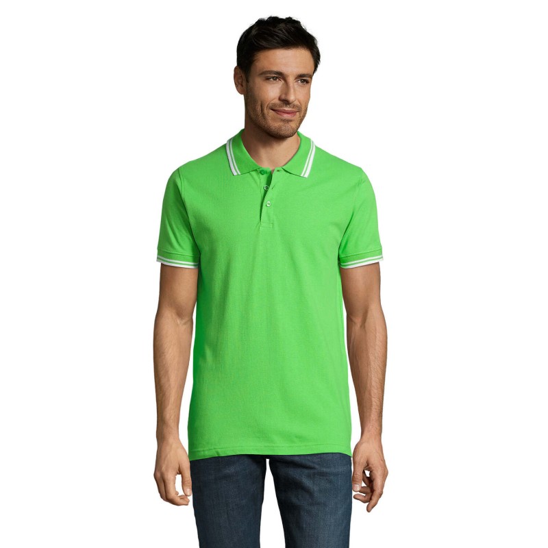 Polo de algodón de hombre Pasadena