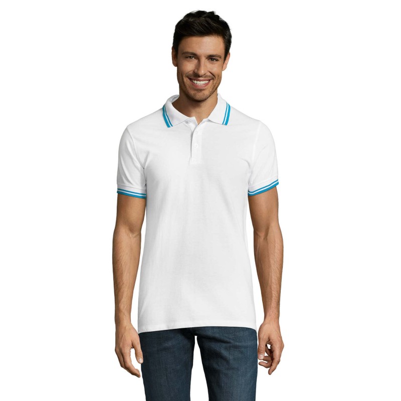 Polo de algodón de hombre Pasadena