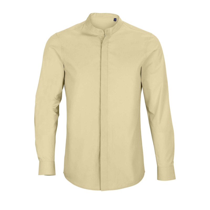 Camisa de cuello mao de hombre Bart