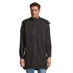 Chaqueta softshell larga de...