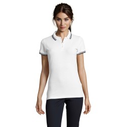 Polo de algodón de mujer Pasadena