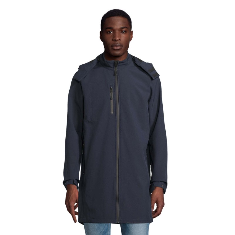 Chaqueta softshell larga de hombre Achille