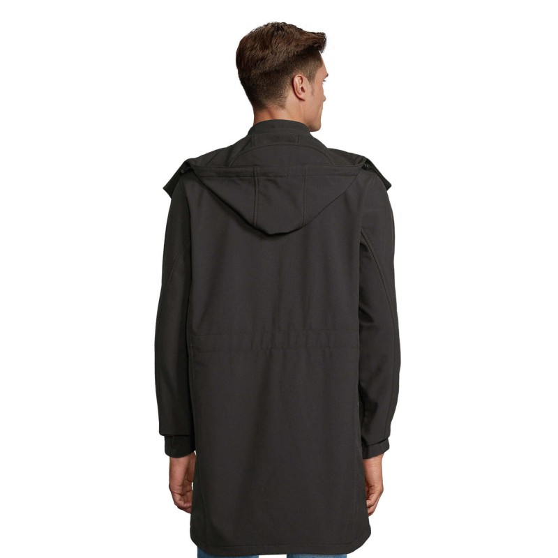 Chaqueta softshell larga de hombre Achille