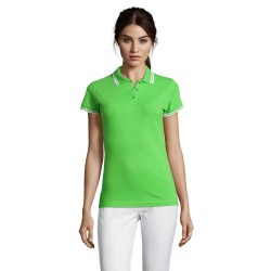 Polo de algodón de mujer Pasadena