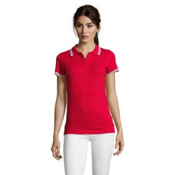 Polo de algodón de mujer Pasadena