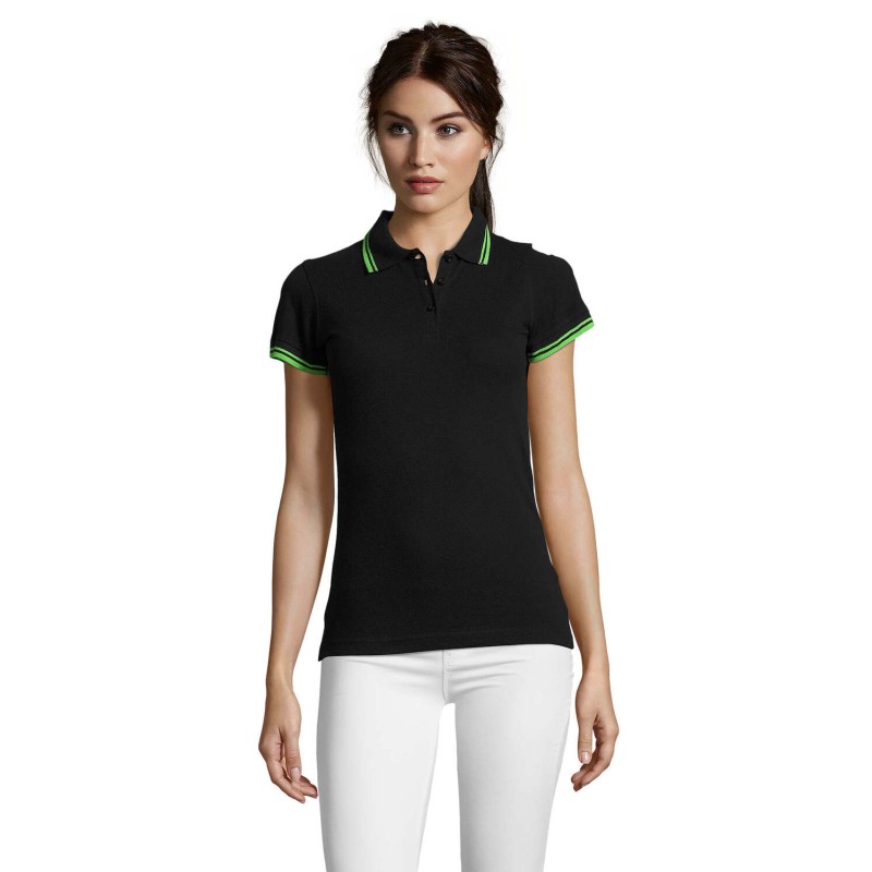 Polo de algodón de mujer Pasadena