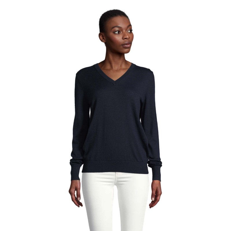 Jersey de cuello de pico de mujer Sullivan