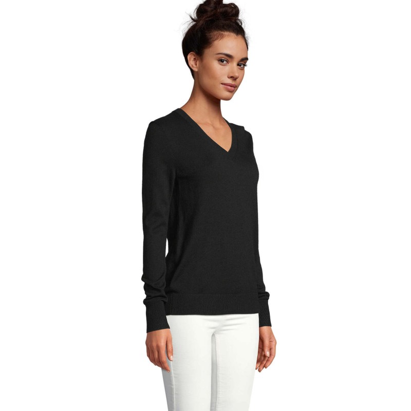 Jersey de cuello de pico de mujer Sullivan