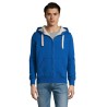Sudadera unisex con cremallera y capucha Sherpa