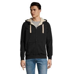 Sudadera unisex con cremallera y capucha Sherpa
