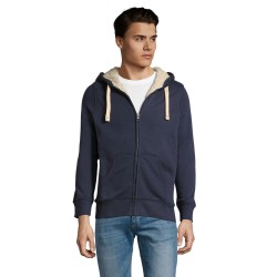 Sudadera unisex con cremallera y capucha Sherpa