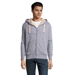 Sudadera unisex con cremallera y capucha Sherpa