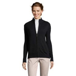 Chaqueta de punto con cremallera de mujer Gordon