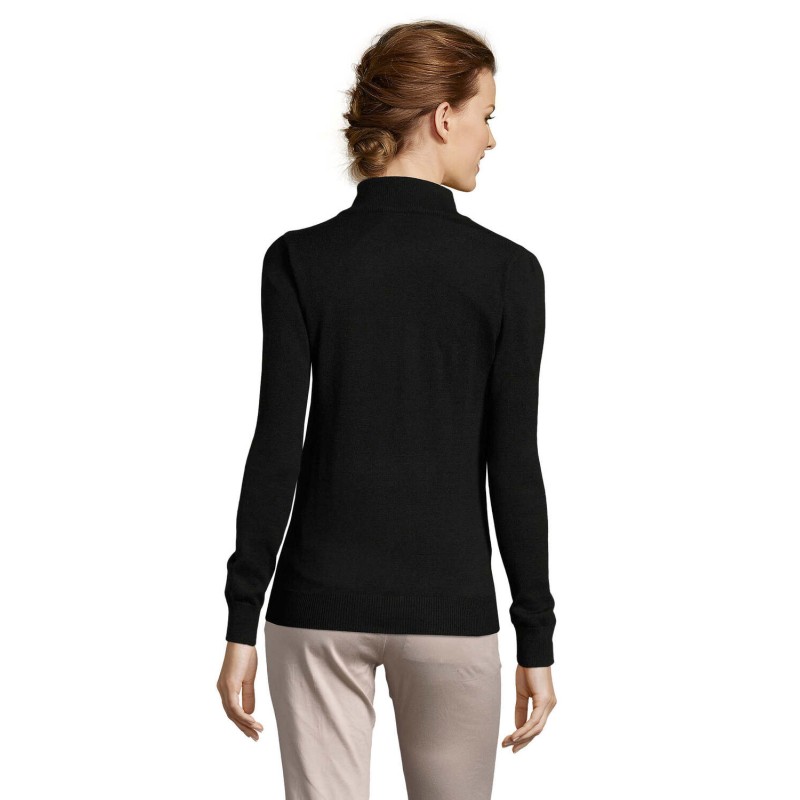 Chaqueta de punto con cremallera de mujer Gordon