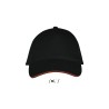 Gorra de algodón de 5 paneles Long Beach