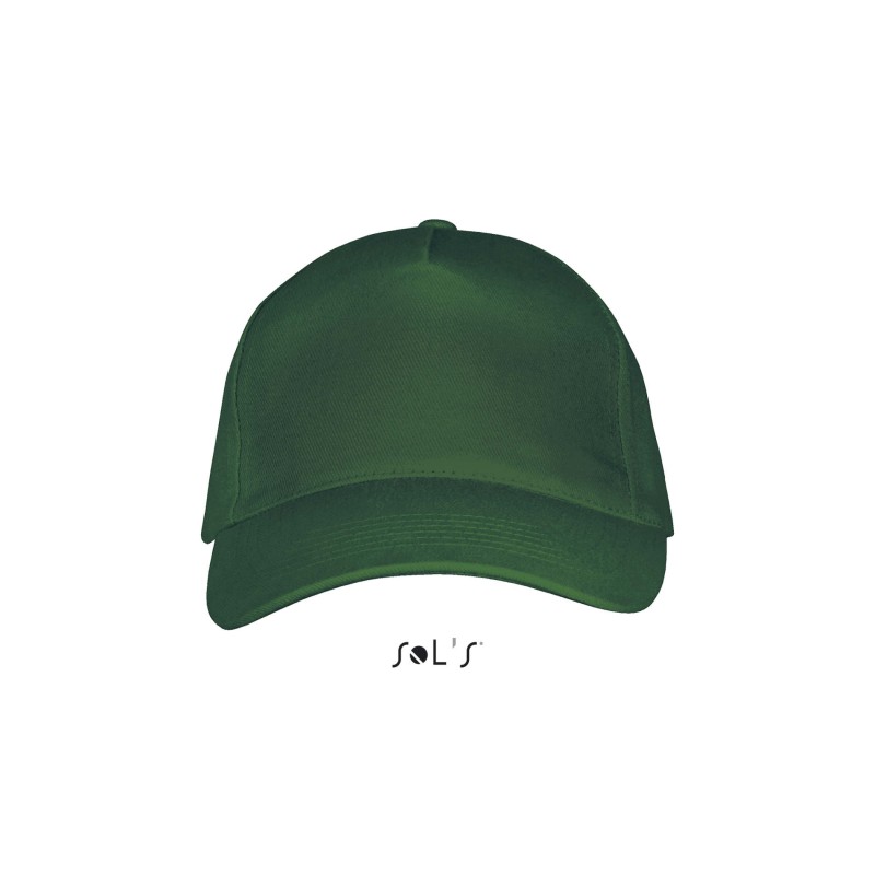 Gorra de algodón de 5 paneles Long Beach