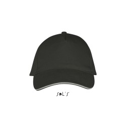 Gorra de algodón de 5 paneles Long Beach