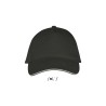 Gorra de algodón de 5 paneles Long Beach