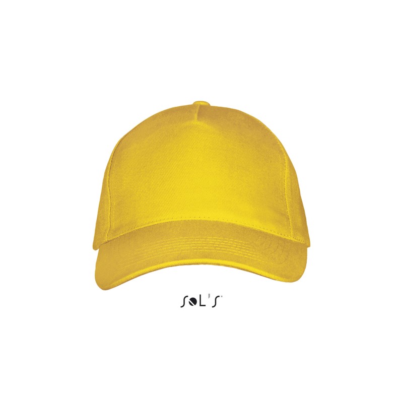 Gorra de algodón de 5 paneles Long Beach