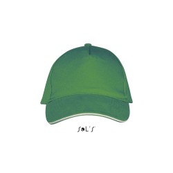 Gorra de algodón de 5 paneles Long Beach