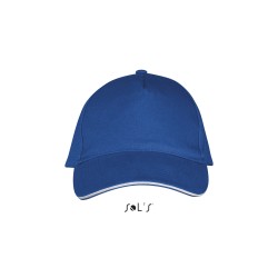 Gorra de algodón de 5 paneles Long Beach
