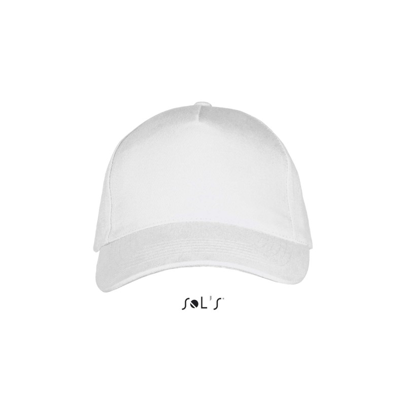 Gorra de algodón de 5 paneles Long Beach