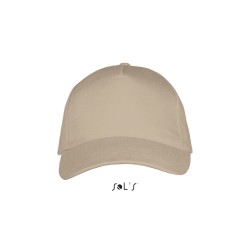 Gorra de algodón de 5 paneles Long Beach