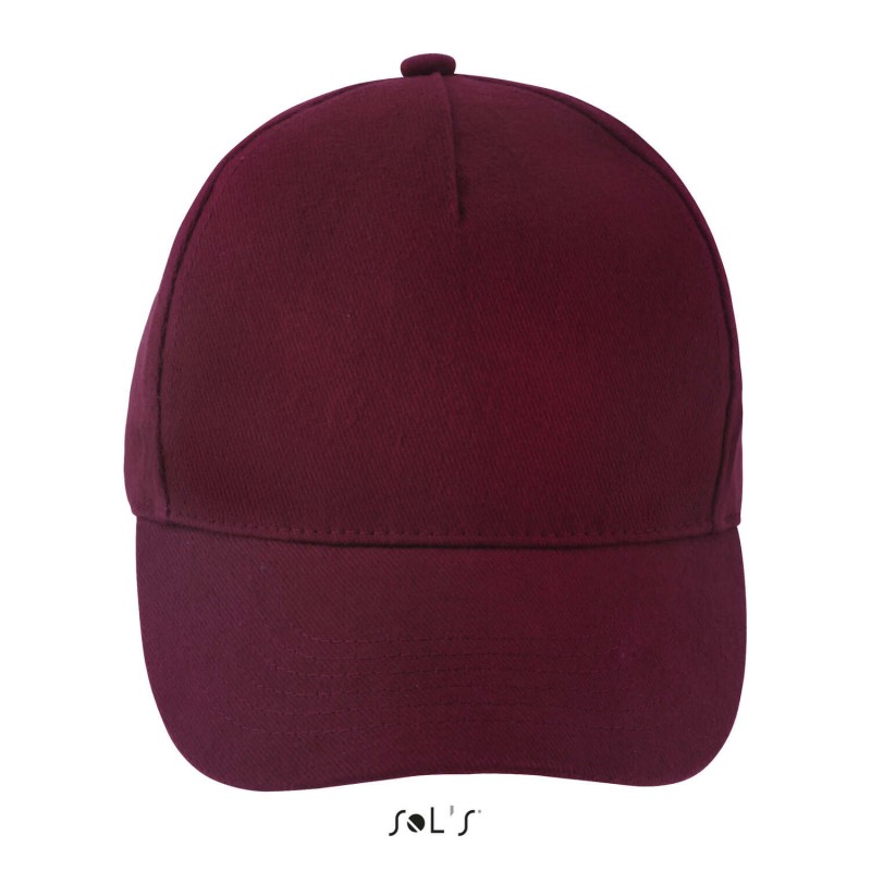 Gorra de algodón de 5 paneles Long Beach