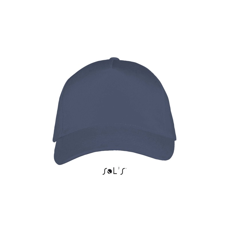 Gorra de algodón de 5 paneles Long Beach